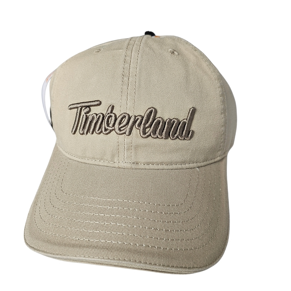 Timberland Tan Embroidered Adjustable Cap